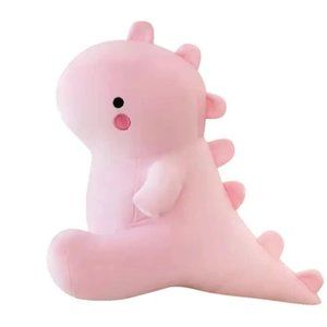 Enchanting Pink Dino Stuffed Animal - A Whimsical Plush Companion